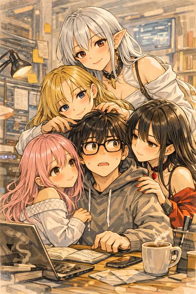 S-Rank Beauties Are Obsessed with the Scrolls Made by an F-Rank Nerd