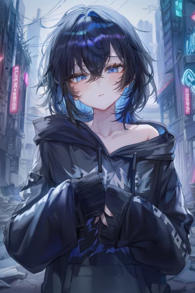 A Cyberpunk Menhera Collector