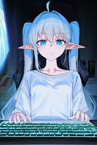 The Internet-Addicted Hikikomori Elf Archmage