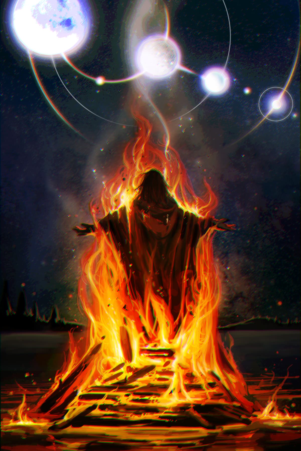 The sorcerer desires transcendence.
