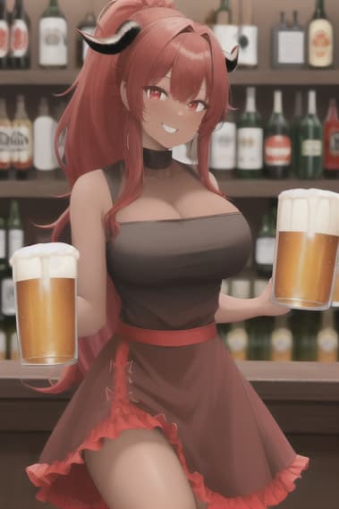 The owner of the beer bar in another world
