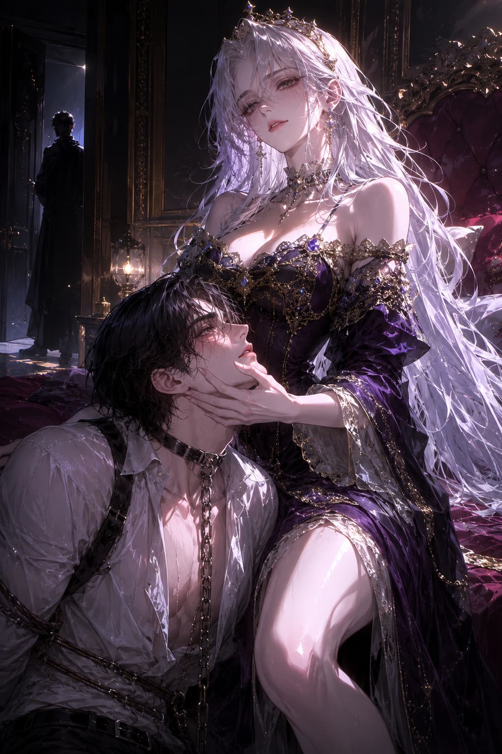 The Princess Young-Ae Holds the Crown Prince's Leash
