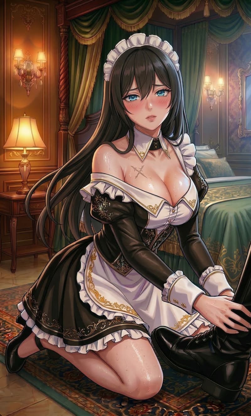 The wicked slave trader in the fantasy romance is too strong