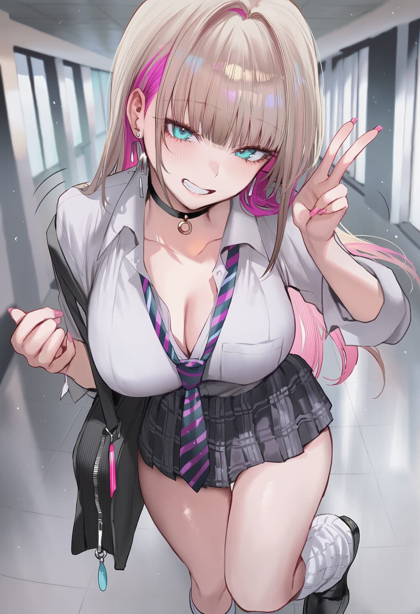 Delinquent, Gyaru, Gloomy Academy