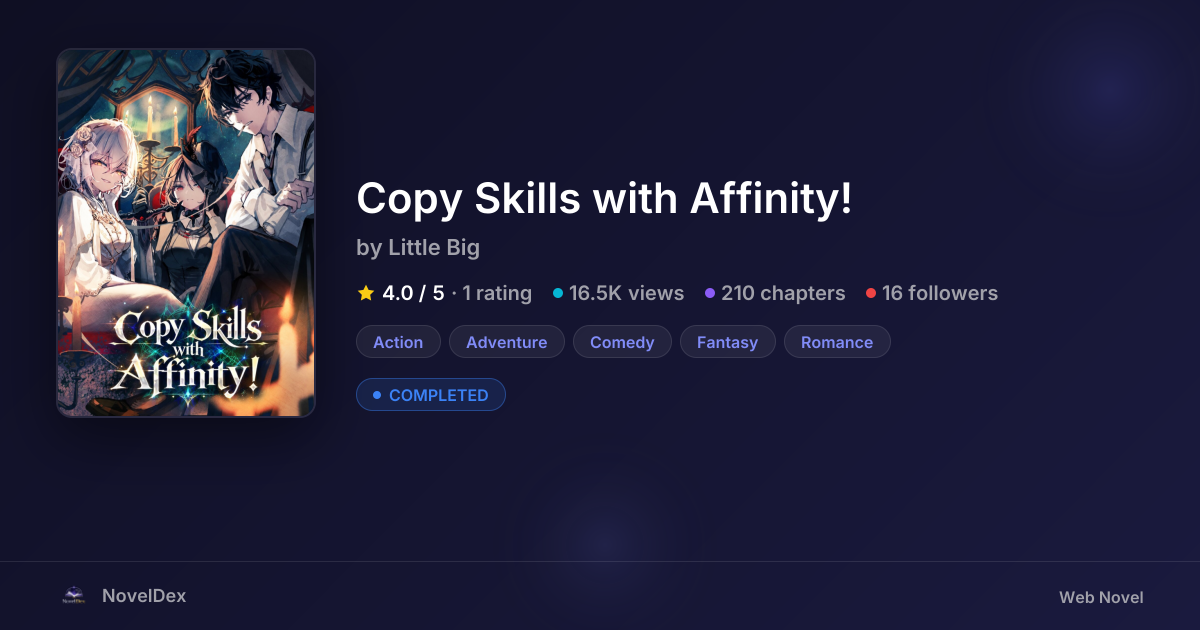 Copy Skills with Affinity! by Little Big | NovelDex