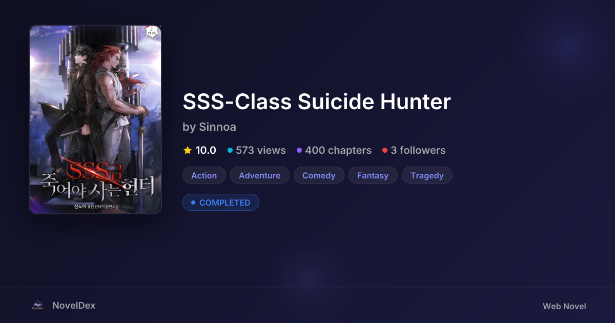SSS-Class Suicide Hunter by Sinnoa | NovelDex