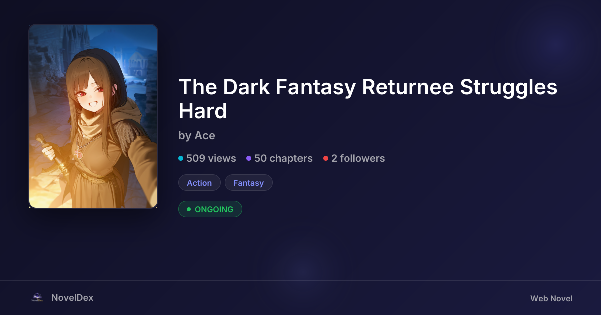 The Dark Fantasy Returnee Struggles Hard | NovelDex
