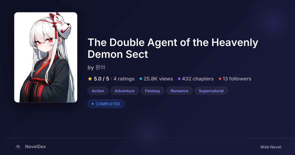 The Double Agent of the Heavenly Demon Sect by 환마 | NovelDex