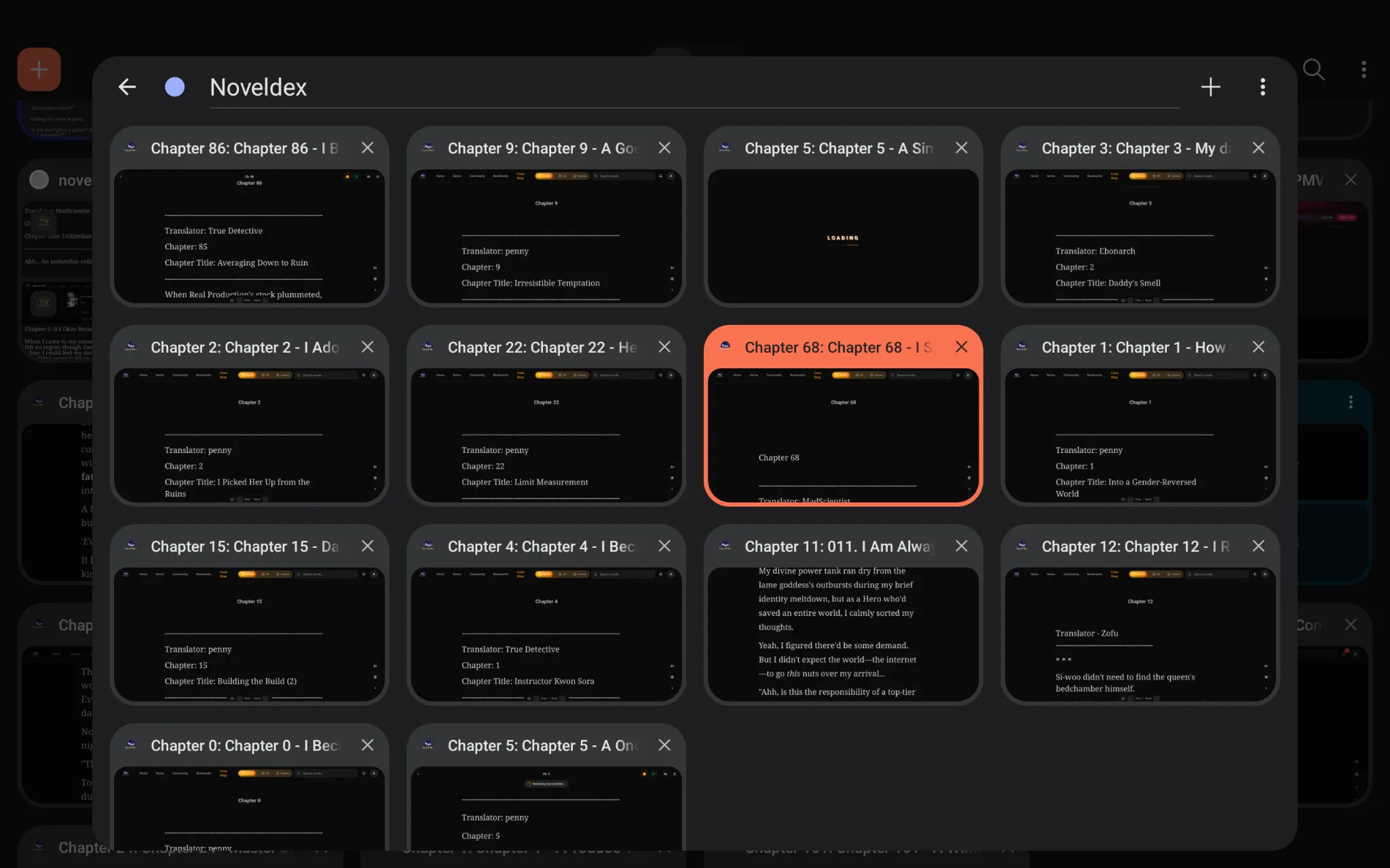 Thread attachment